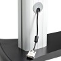 StarTech.com STNDMTVDUO Supporto TV a parete 152,4 cm (60") Nero, Argento (STNDMTVDUO)