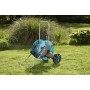 Gardena 18511-20 avvolgitubo da giardino Carrello avvolgitubo Manuale Nero, Blu, Acciaio inox