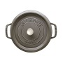 Staub 40500-246-0 padella 3,8 L Rotondo Grafite, Grigio (40500-246-0)