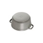 Staub 40500-246-0 padella 3,8 L Rotondo Grafite, Grigio (40500-246-0)