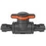 Micro-Drip-System Absperr-/Regulierventil 13mm (1/2") (grau/orange, Modell 2023) (13207-20)