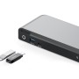 ALOGIC DX2 Cablato USB 3.2 Gen 1 (3.1 Gen 1) Type-C Nero, Grigio (DUPRDX2-WW)