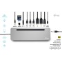 i-tec USB-C Metal Ergonomic 3x 4K Display Docking Station + Power Delivery 100 W (C31FLAT2PDPRO)