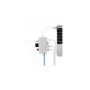 LMP 14368 replicatore di porte e docking station per laptop USB 3.2 Gen 1 (3.1 Gen 1) Type-C Argento, Bianco