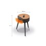 Unold 86545 stufetta elettrica Interno Nero, Legno Riscaldatore ambiente elettrico con ventilatore