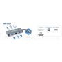 D-Link DUB-2335 hub di interfaccia USB tipo-C 5000 Mbit/s Grigio (DUB-2335)