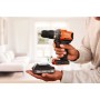 Black & Decker BCD383D1XK-QW trapano Arancione