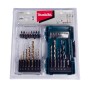 Bohrer- & Bit-Satz E-07054, 29-teilig (Klappbox mit transparentem Deckel)