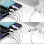4smarts 541024 cavo USB 1,2 m USB A/USB C USB C/Micro USB-A/Lightning Bianco