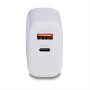 Ladegert 65 Watt USB-A & C GaN Charger (wei, 1x USB-A, 1x USB-C PD 3.0, GaN, PPS) (73428)