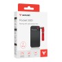 Pocket SSD 1 TB, Externe SSD (schwarz/rot, USB-C 3.2 Gen 2 (10 Gbit/s), mit Schlsselring und Kabelhalter) (32192)