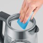 Glas Tee-/Wasserkocher Deluxe WK 3480 (edelstahl/transparent, 1,7 Liter)