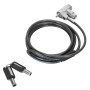 Targus ASP95MKGLX-25 cavo di sicurezza Argento 2 m
