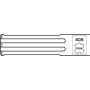 Bosch 2 608 690 167 punta per fresa (2608690167)