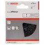 Bosch 2 608 622 098 Ruota a raggi di filo di acciaio Spazzola a forma di tazza 7,5 cm (2608622098)