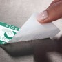Avery L6009-100 etichetta autoadesiva Rettangolo con angoli arrotondati Permanente Argento 4800 pz