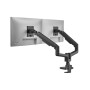 Equip Staffa di montaggio da scrivania per doppio monitor per uso intensivo da 17“-35”, nero (650182)