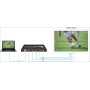 Vivolink VLVW1X4 processore video a parete Nero 11 W
