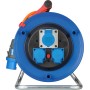 Brennenstuhl 1182690100 prolunghe e multiple 25 m 3 presa(e) AC Esterno Blu, Arancione