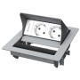Kindermann CablePort standard² cassetta di scarico Tipo F Grigio, Bianco (7492000032)