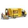 MB Sprinter DHL mit Fahrer (gelb) (02671)
