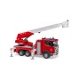 Scania Super 560R Feuerwehr mit Drehleiter, Wasserpumpe, Light & Sound (03591)