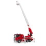 Scania Super 560R Feuerwehr mit Drehleiter, Wasserpumpe, Light & Sound (03591)