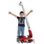 Scania Super 560R Feuerwehr mit Drehleiter, Wasserpumpe, Light & Sound (03591)