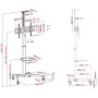 Vision VFM-F19 Supporto TV a parete 2,03 m (80") Nero