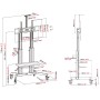 Vision VFM-F27 Supporto TV a parete 2,54 m (100") Nero