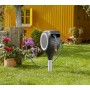 Garten-Schlauchbox RollUp S, 15 Meter (grau, mit Erdspie) (18606-20)