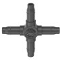 Micro-Drip-System Kreuzstck 4,6mm (3/16") (dunkelgrau, 10 Stck, Modell 2023) (13214-20)