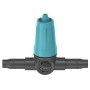 Micro-Drip-System Regulierbarer Reihentropfer 0-15 l/h (schwarz/trkis, 10 Stck, Modell 2023) (13315-20)