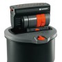 Komplett-Set mit Versenk-Viereckregner OS 140 (grau/orange, 12-teilig) (08221-20)