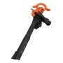 3-in-1 Elektro-Laubsauger BEBLV260-QS, Laubsauger/Laubblser (schwarz/orange, 2.600 Watt)
