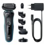Braun Series 5 51-M4500cs Rasoio Nero, Blu