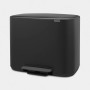 Brabantia 121227 cestino per rifiuti Rettangolare Nero