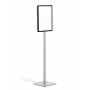 Durable 501357 segnaletica informativa Lettera Grigio Metallo, Plastica 1 pz