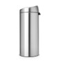Brabantia Touch Bin, 30L Rotondo Plastica, Acciaio inox (11 54 62)
