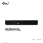 CLUB3D DisplayPort/HDMI KVM Switch/Dock 4K60Hz For USB Type-C inputs (CSV-1585)