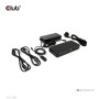CLUB3D DisplayPort/HDMI KVM Switch/Dock 4K60Hz For USB Type-C inputs (CSV-1585)