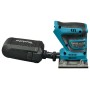 Makita DBO484Z levigatrice portatile Levigatrice orbitale casuale 14000 OPM Nero, Blu
