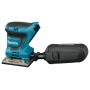 Makita DBO484Z levigatrice portatile Levigatrice orbitale casuale 14000 OPM Nero, Blu