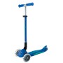 Globber Primo Foldable Plus Lights Bambini Monopattino classico Blu, Blu marino (439-600-2)