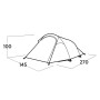 Easy Camp Reindal 2 Verde Tenda a tunnel (120471)