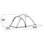Easy Camp Setesdal 4 Verde Tenda a cupola/Igloo (120478)