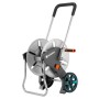Gardena 18541-20 avvolgitubo da giardino Avvolgitubo multiposizione Manuale Nero, Acciaio inox