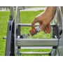 Gardena 18541-20 avvolgitubo da giardino Avvolgitubo multiposizione Manuale Nero, Acciaio inox