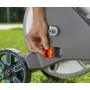 Gardena 18541-20 avvolgitubo da giardino Avvolgitubo multiposizione Manuale Nero, Acciaio inox