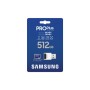 Samsung PRO Plus microSD Memory Card 512GB (2023), USB Card Reader incluso (MB-MD512SB/WW)